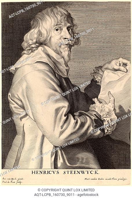 Paulus Pontius after Sir Anthony van Dyck, Henricus Steenwyck, Flemish, 1603 - 1658, engraving on laid paper