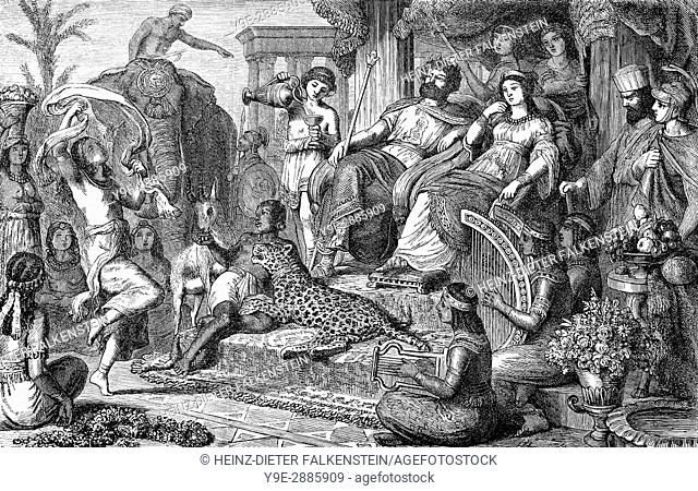 A royal court in the time after the death of Alexander the Great, Kingdom of Macedonia