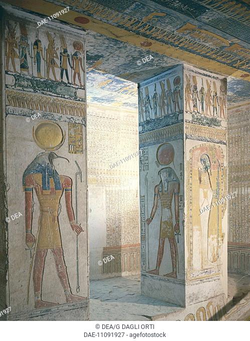 Egypt - Luxor. Ancient Thebes (UNESCO World Heritage List, 1979). Valley of the Kings. Tomb of Ramses VI