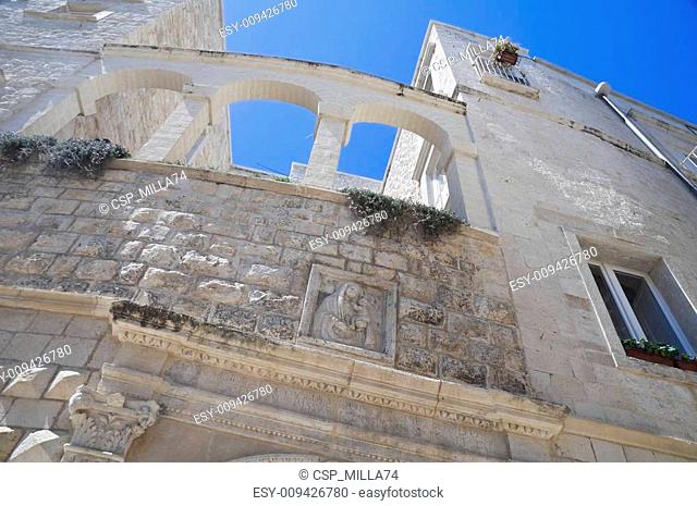 Ancient Palace in Molfetta Oldtown. Apulia