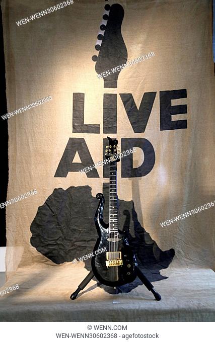 Prince owned Cloud Guitar (estimated at £25, 000-30, 000) at Bonhams' Entertainment Memorabilia auction on 15 December 2016 in Knightsbridge, London