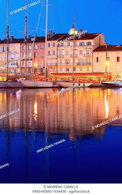 France, Var, Saint Tropez, the port, Quai Jean Jaures