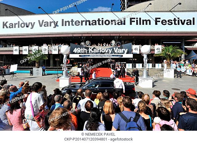 Atmosphere during the 49th International Film Festival in Karlovy Vary, Czech Republic, July 12, 2014.  (CTK Photo/Vit Simanek)