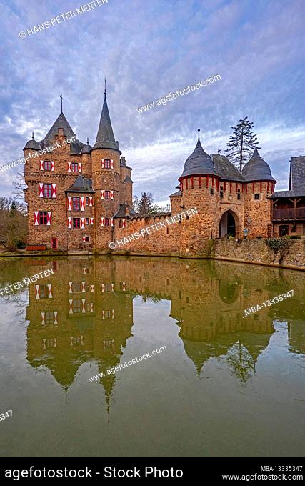 Satzvey Castle in Satzvey near Mechernich, North Rhine-Westphalia, NRW, Germany