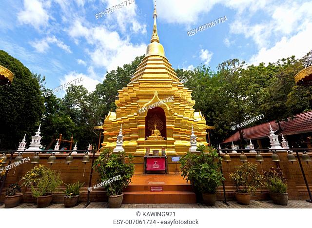 Wat Phan On temple in Chiang Mai, Thailand