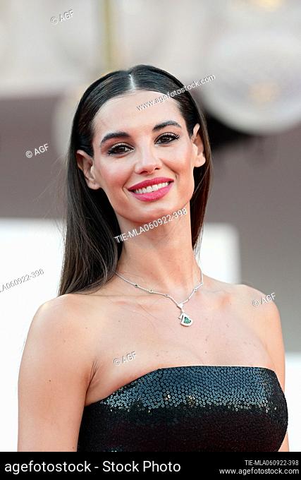 Francesca Chillemi during Lord of the Ants red carpet. 79th Venice International Film Festival, Italy - 06 Sep 2022