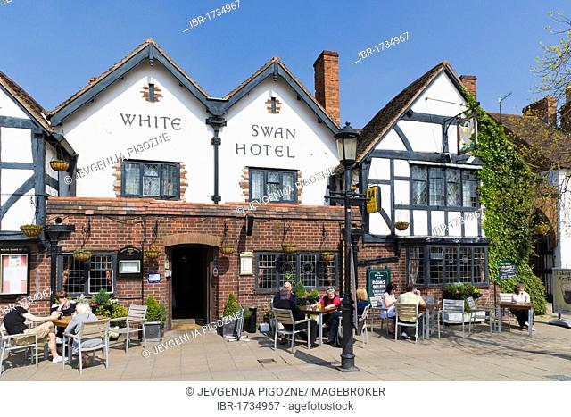 The White Swan Hotel, Rother Street, Stratford-upon-Avon, Warwickshire, England, United Kingdom, Europe