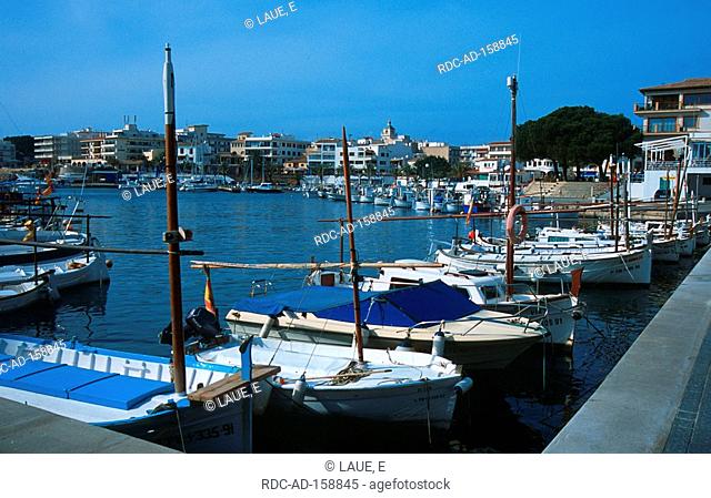 Fishing harbour Cala Ratjada Majorca Balearic Islands Spain