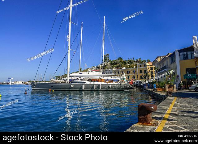 Sailboats, Port, Ischia Porto, Island of Ischia, Italy, Europe