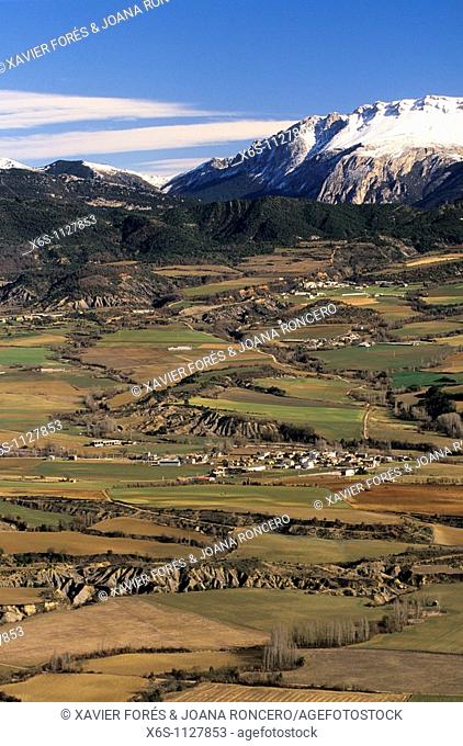General view, Fueva valley, Huesca, Spain