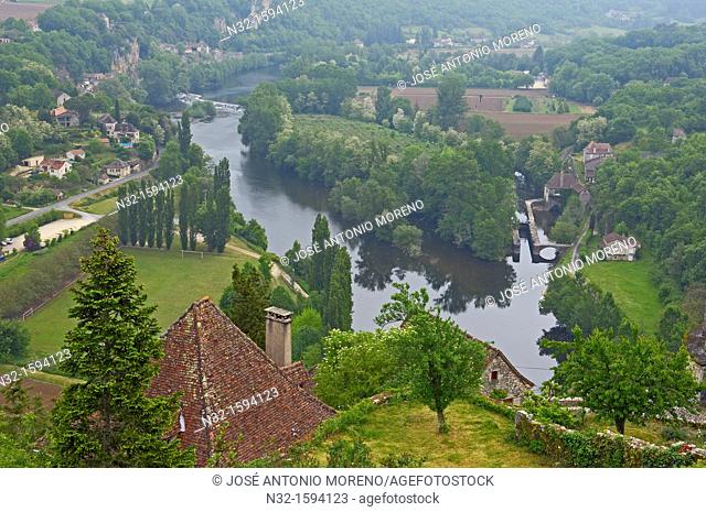 Saint Cirq Lapopie, Lot River, Lot Valley, Way of St James, Midi Pyrénées, France, Europe