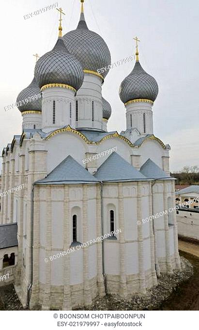 Assumption cathedral in Rostov Kremlin, Russia