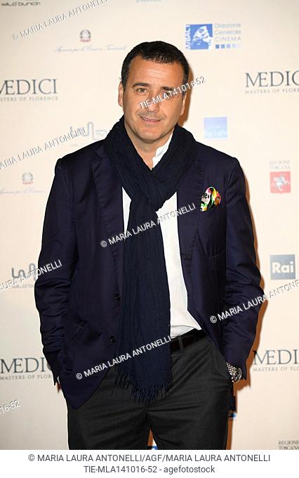The producer Luca Bernabei during the photocall of fiction tv I Medici, Florence, ITALY-14-10-2016
