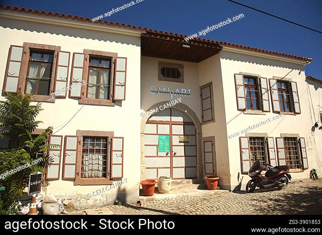 Traditional Ottoman house used as a hotel at the old town of Bergama, Izmir Province, Aegean Region, Turkey, Europe
