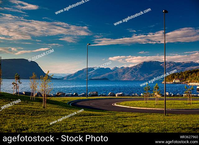 shore of a fjord