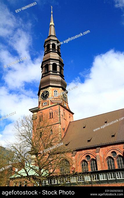 Historic St. Catherine's Church is one of the five principal Lutheran churches of Hamburg, Germany