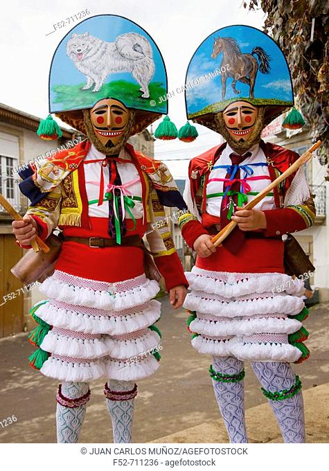 'Peliqueiros', carnival. Laza. Orense province. Spain