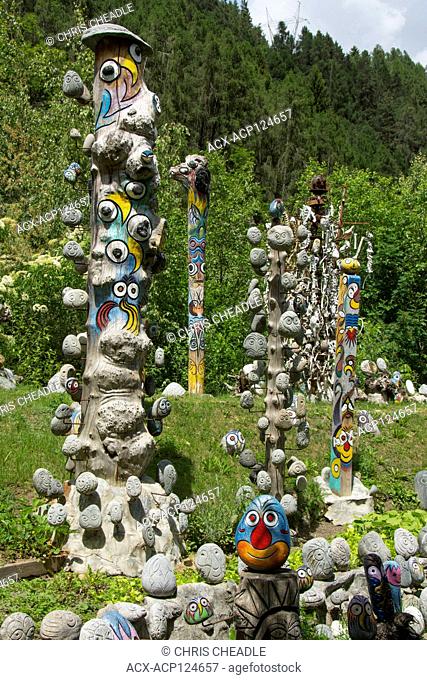 The whimsical open air art of Lorenz Kuntner, of the Venosta Valley in South Tyrol , ItalyI
