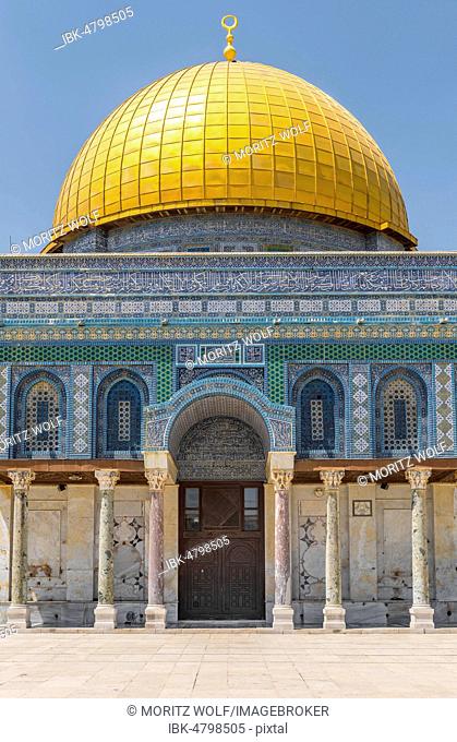 Dome of the Rock, also Qubbat As-sachra, Kipat Hasela, Temple Mount, Old Town, Jerusalem, Israel