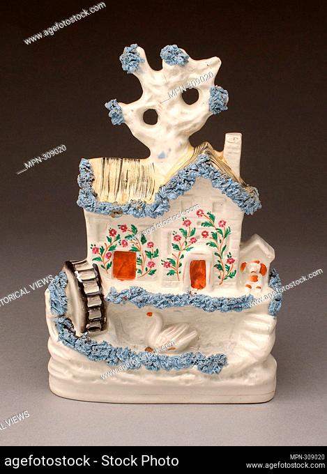 Author: Staffordshire Potteries. Chimney Ornament - About 1830 - England, Staffordshire. Glazed earthenware with polychrome enamel decoration