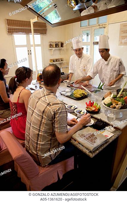Oriental Thai cooking school  Mandarin Oriental Hotel, Silom District, Bangkok, Thailand, Southeast Asia, Asia