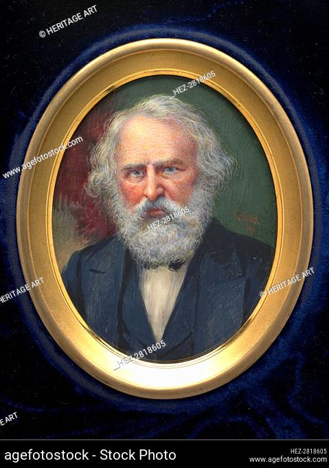 Henry Wadsworth Longfellow, 1871. Creators: Theodore Wust, Henry Wadsworth Longfellow