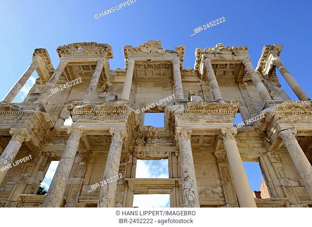 Library of Celsus, ancient city of Ephesus, Efes, UNESCO World Heritage Site, Aegean Sea, Turkey