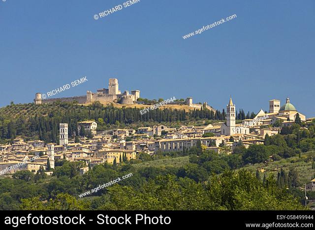 Assisi old town, Province of Perugia, Umbria region, Italy