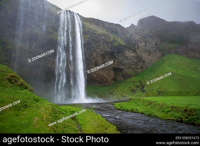 Seljalandsfoss is one of the most famous waterfalls of Iceland