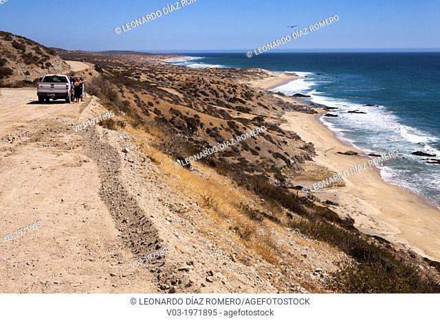 Driving fron Los Cabos to ""Cabo Pulmo"", a national park at Baja California Sur, Mexico