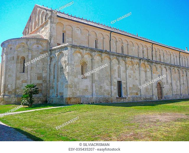 San Gavino Church in Porto Torres in Sardinia, Italy