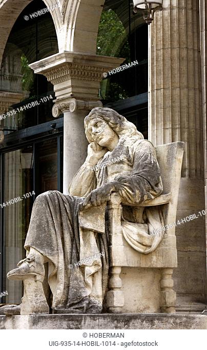 Statue of Molire at the Avignon Opera House, France