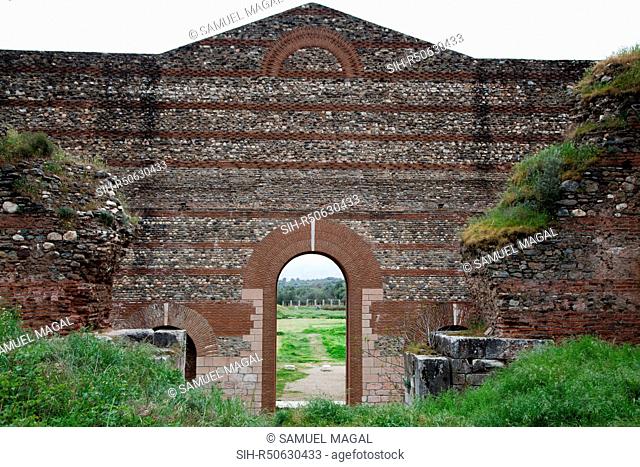 The gymnasium was constructed in at the 3rd century AD, in the times of Geta and Caracalla. It was a part of a complex divided into three main sections: the...