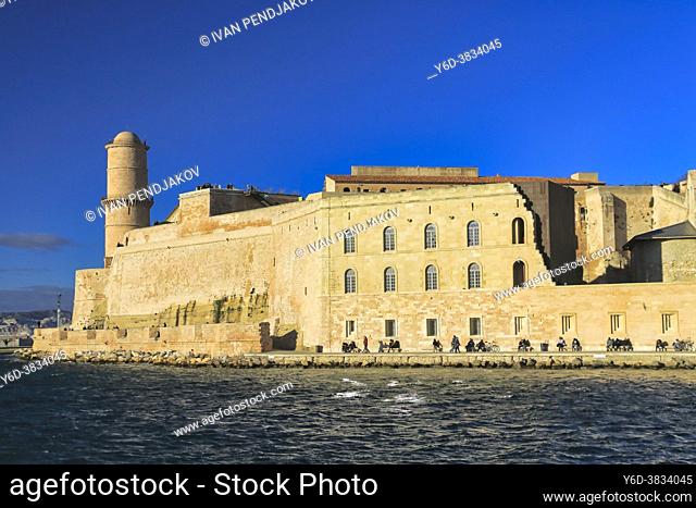 Fort Saint-Jean, Marseille, Provence-Alpes-Cote d'Azur, France
