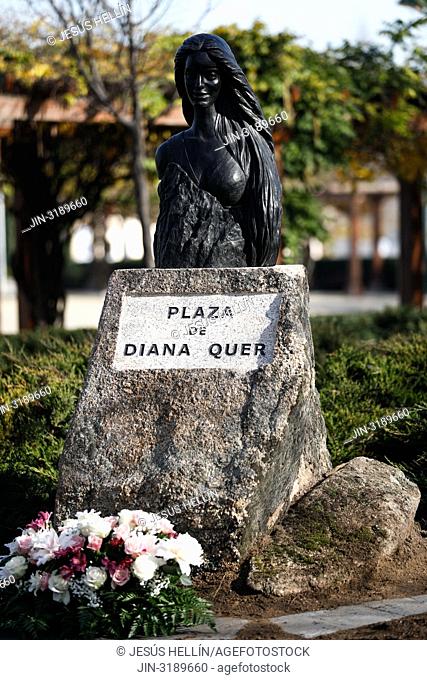 The parents of Diana Quer, Juan Carlos Quer and Diana López-Pinel, and her sister Valeria have attended a very emotional ceremony in the Madrid town of Pozuelo...
