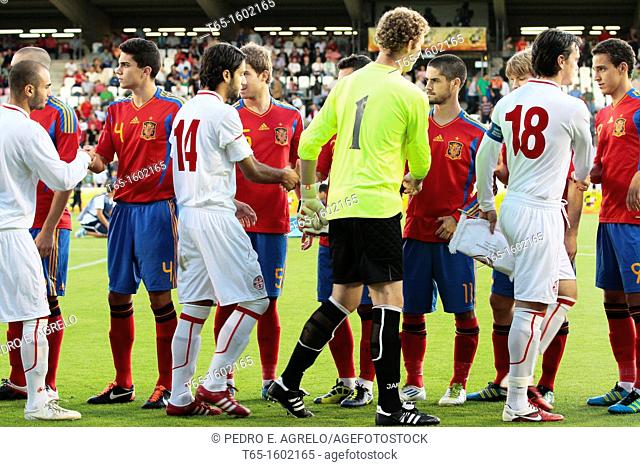 Spain, Galicia, Lugo. September 5, 2011 - UEFA European Under-21 Championship, Qualifying round (Group 5). Spain vs. Georgia