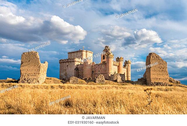 Castle of Turegano, an ancient fortress in the province of Segovia, Spain