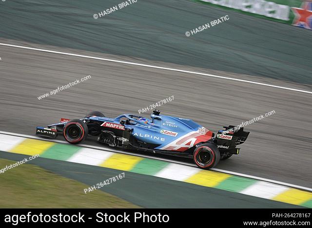 12.11.2021, Autodromo Jose Carlos Pace, Interlagos, FORMULA 1 HEINEKEN GRANDE PREMIO DO BRASIL 2021, in the picture Fernando Alonso (ESP), Alpine F1 Team