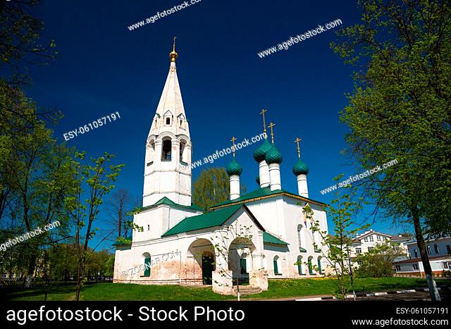 The Nikola Rubleny Church in Yaroslavl. Golden Ring of Russia