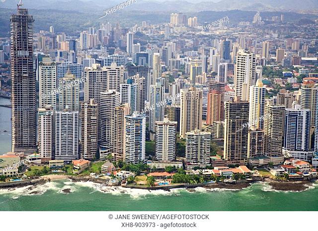 Aerial view of Panama City, Panama