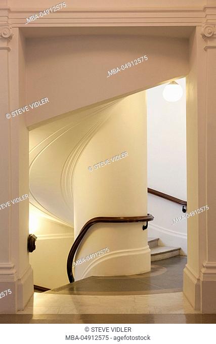 England, London, Tate Britain, Staircase Detail