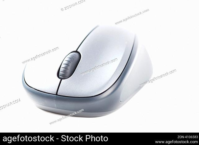 Computer mouse isolated over white background