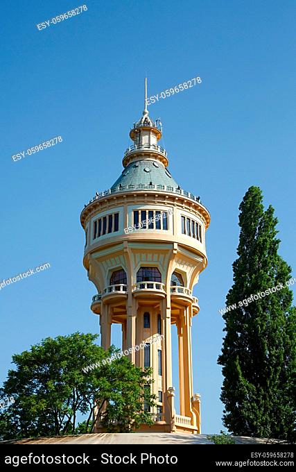 Old water reservoir tower in Budapest