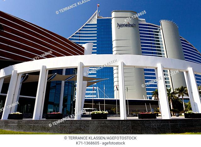 The Jumeirah Beach Resort hotel exterior in Dubai, UAE