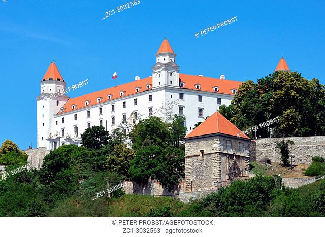 The castle in the Slovak capital Bratislava - Slovakia