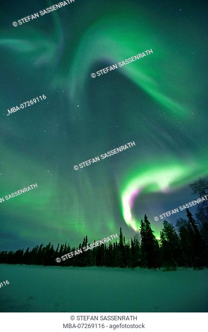Northern Lights in Pallas Yllasstunturi National Park