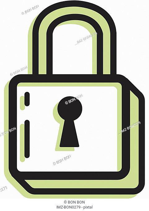 Illustration of a padlock
