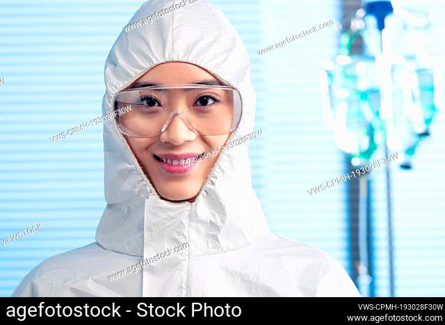Smile young female doctor
