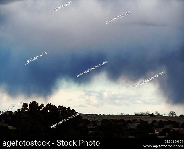 rain storm, New Mexico
