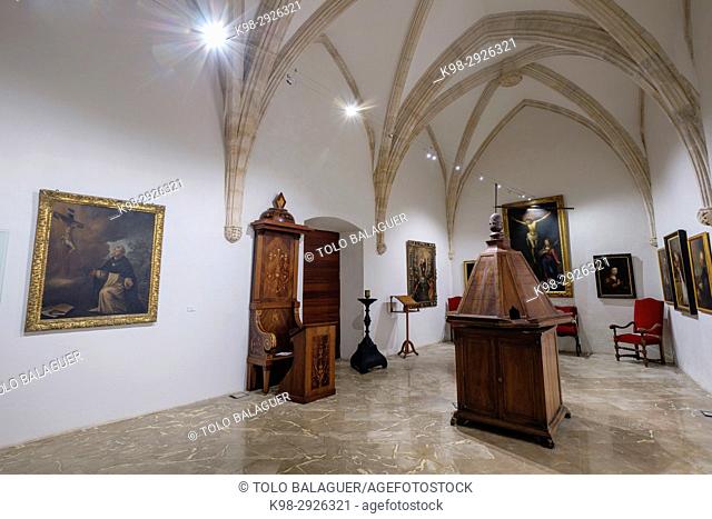 Sacristy , Museo Diocesano, catedral de la Virgen de las Nieves, Cathedral of Ibiza, 13th Century , Ibiza, Balearic Islands, Spain